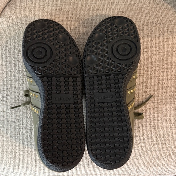 New adidas Samba Olive/Gold Studded - Picture 7 of 7